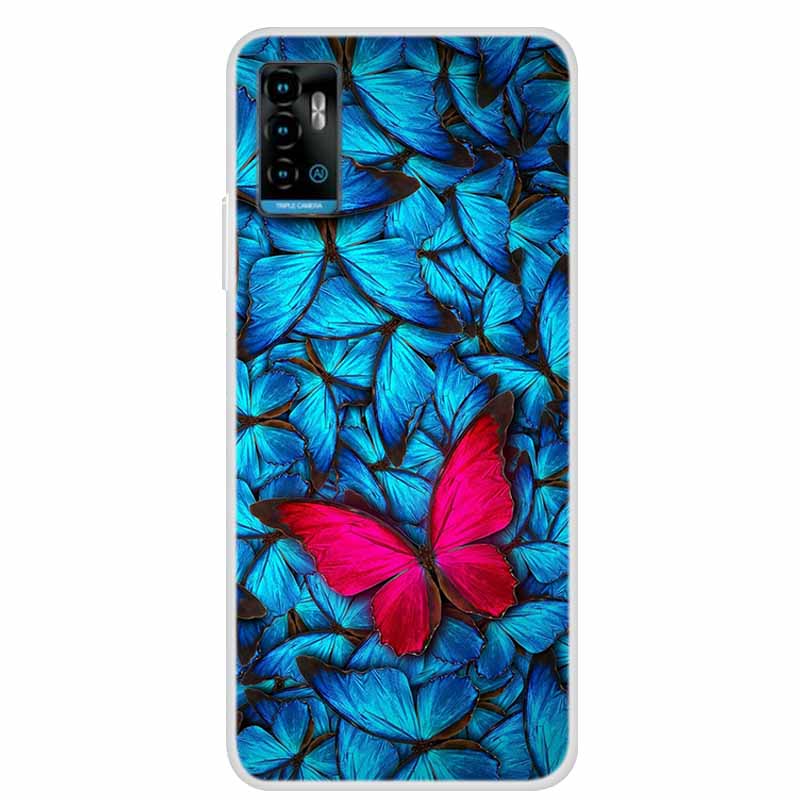 For ZTE Blade A71 Case Animals Bumper Silicone TPU Soft Cover Phone Case For ZTE Blade A71 A7030 Shockproof Cartoon Coque Funda