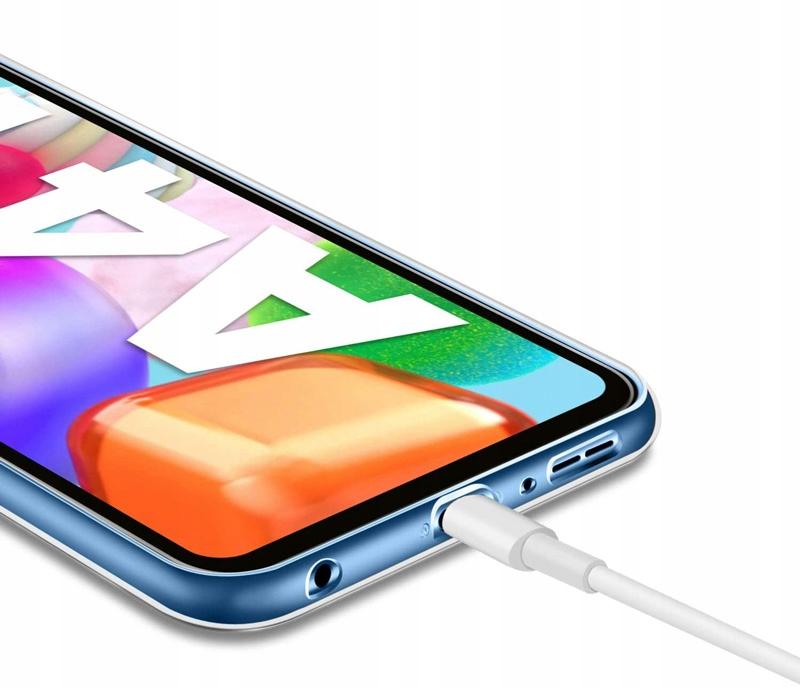 SLIM case for Samsung Galaxy A41 CASE BACK COVER CLEAR+GLASS