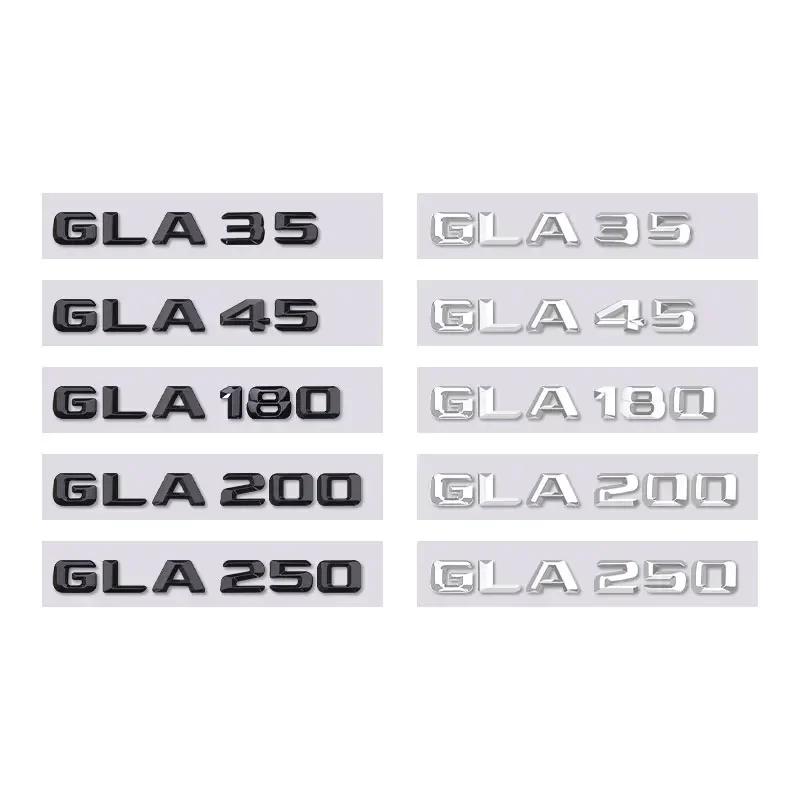 GLA35 GLA45 GLA180 GLA200 GLA250 letter car sticker for mercedes O8 GLA class refit rear boot logo trunk displacement label YT8