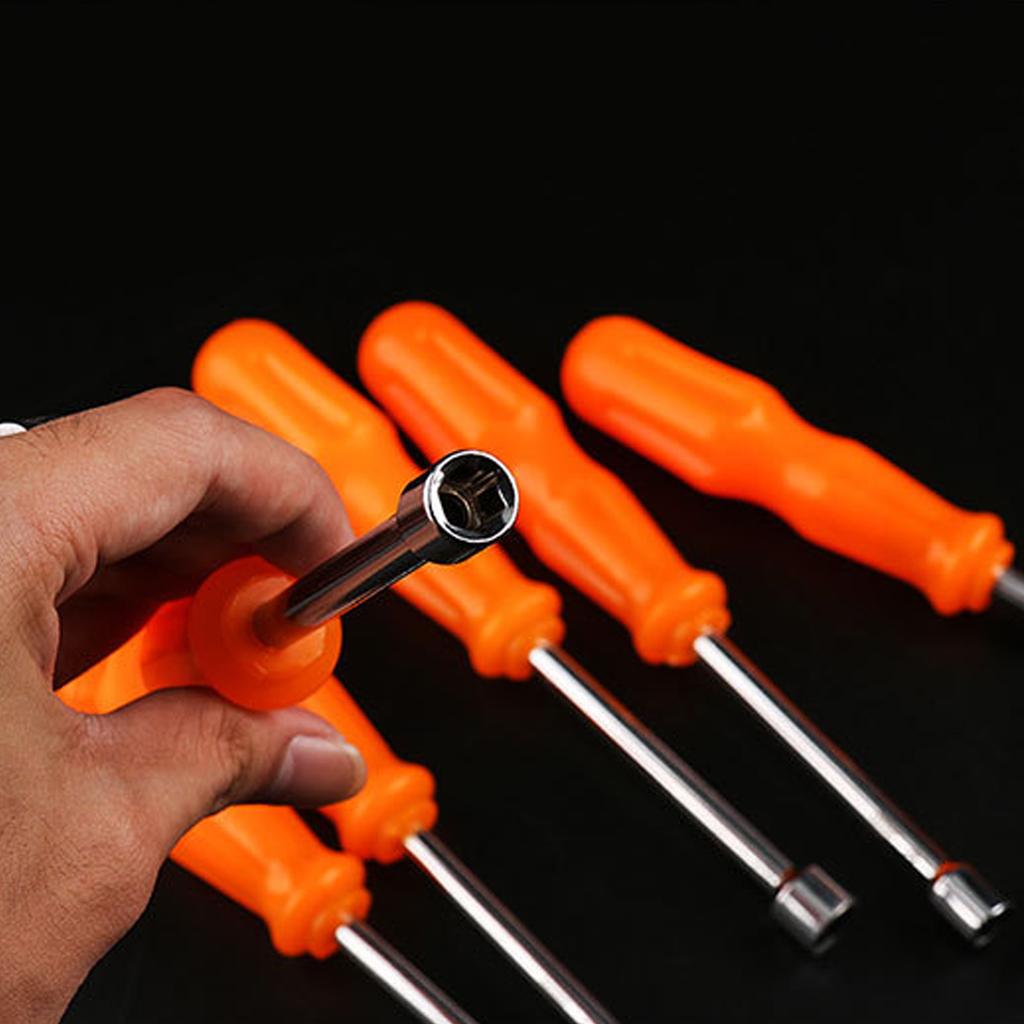 Professional Socket Wrench Screwdriver with Non-Slip Handle Screw Fastening Tool Mechanical Tool for DIY Project