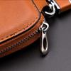 Унисекс, женский и мужской чехол для ключей от автомобиля, брелоки на молнии, кожаный брелок, подвесные аксессуары на талии