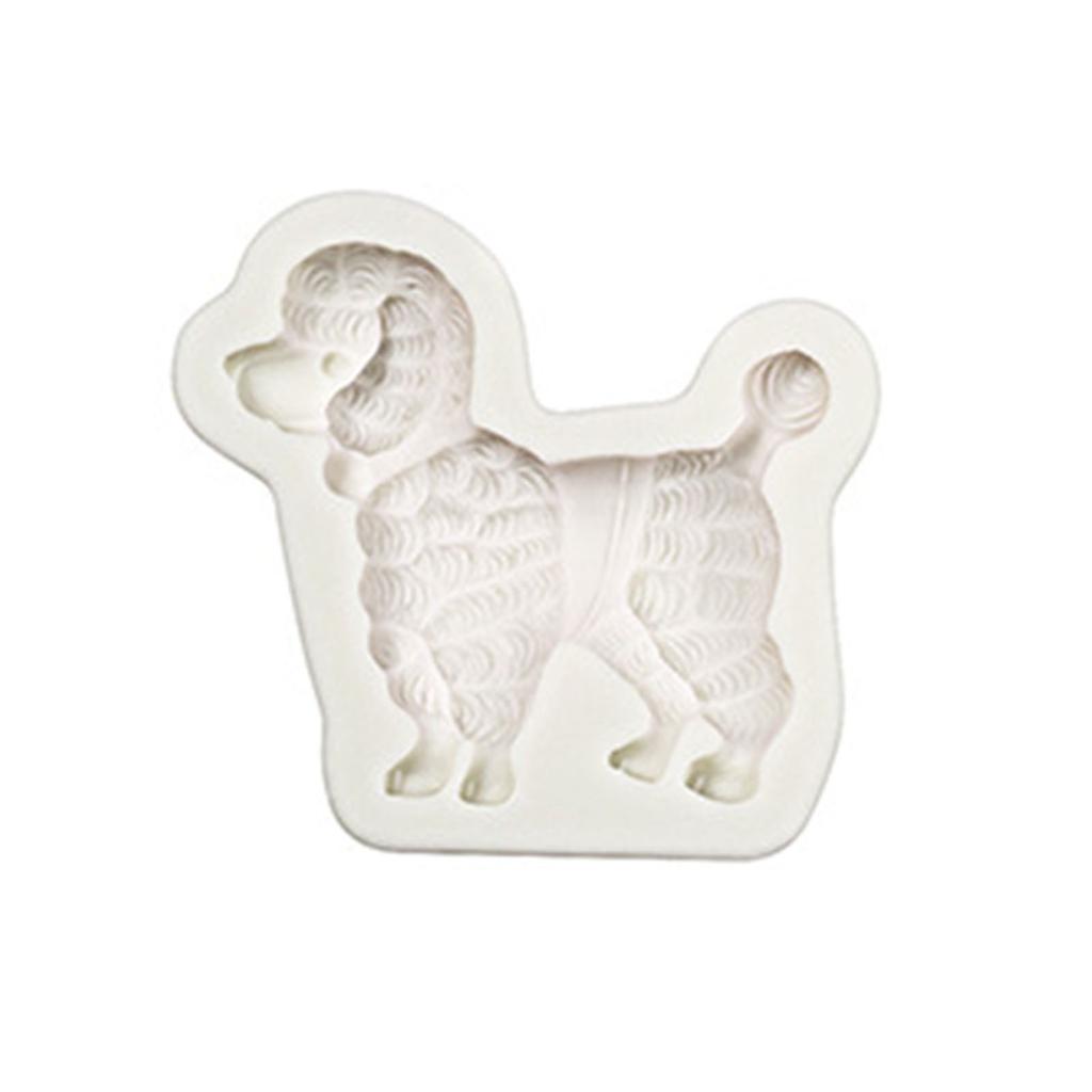3D имитация щенка, силиконовая гибкая форма для пищевых продуктов, глина, смола, керамика, конфеты, помадка, конфеты, шоколад, форма для мыла