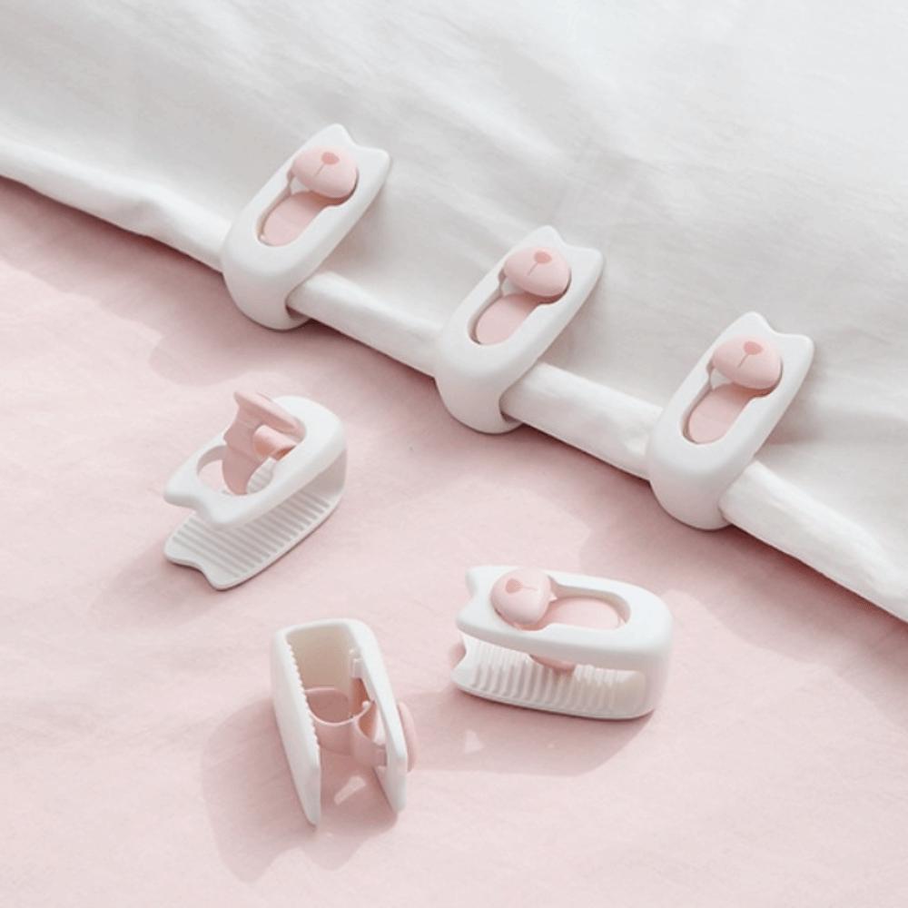 6Pcs Nonslip Quilt Clip No Damage Design Quilt Fasteners Duvet Clips Curtain fixation