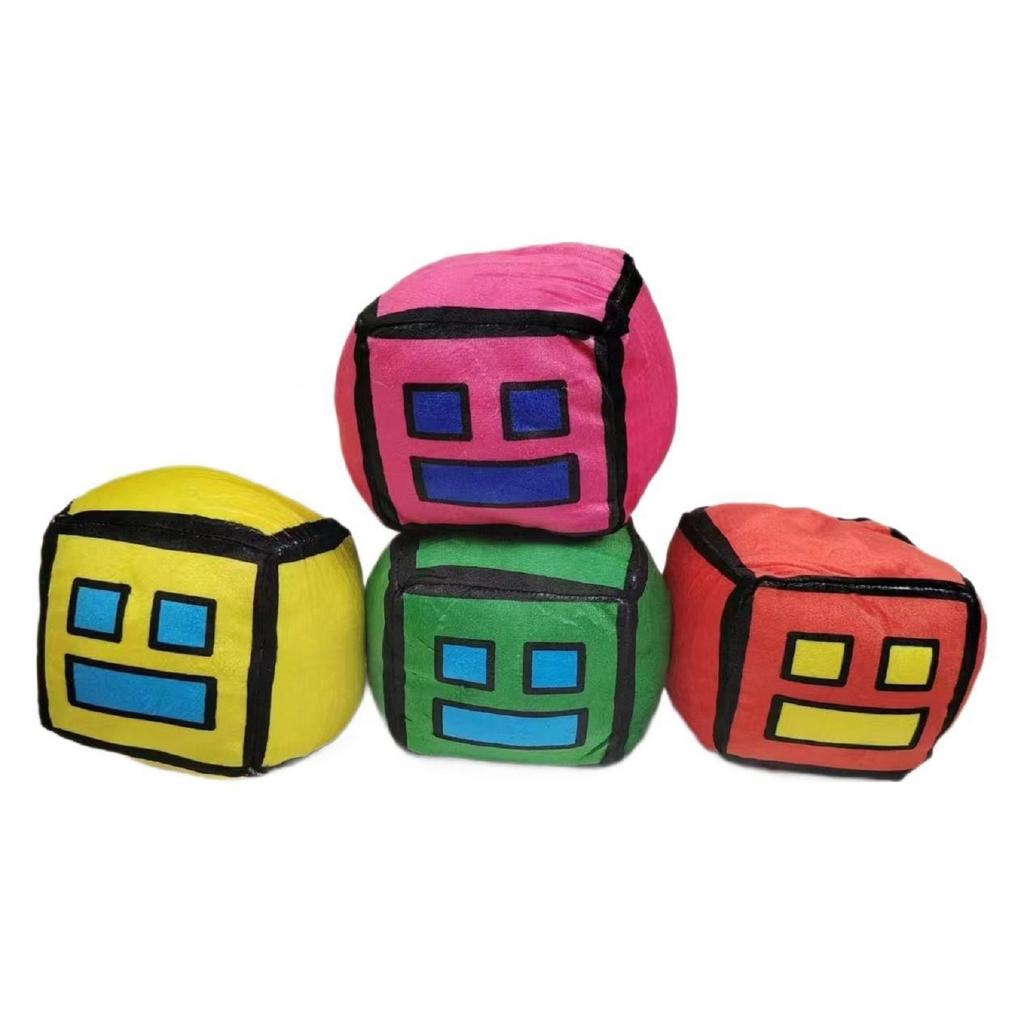 Плюшевая игрушка Geometry Dash, игра Geometry Sprint, плюшевая игрушка-кукла