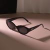 Маленькая оправа Овальные Солнцезащитные очки Женские Мужские Дизайнерский бренд Солнцезащитные очки Женские Зеркальные цвета Роскошный Черный Мода Милый
