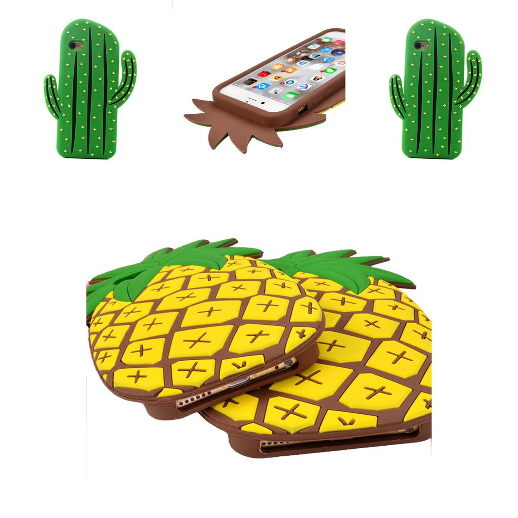 Unicorn Soft Silicone Phone Shell For Iphone 7 8 With Animal Embellishment And Custom Support