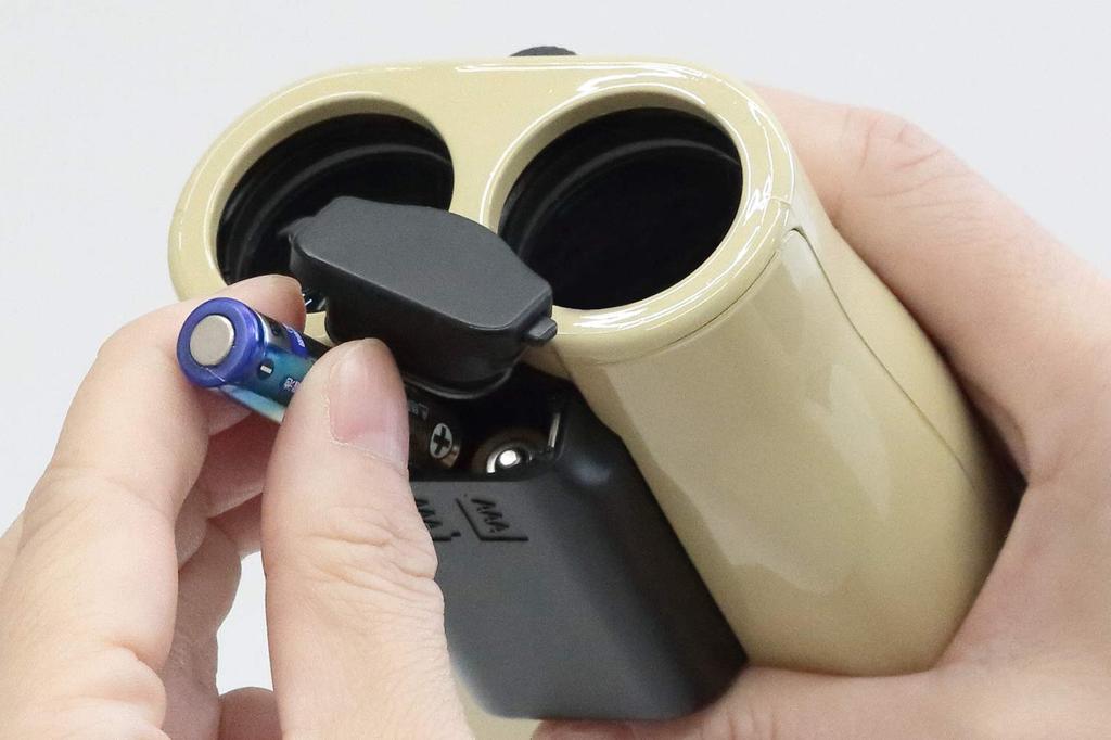 Vixen ATERA Anti-Vibration Binoculars, Beige, H12x30mm, 11493-1