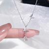 Butterfly Droplet Necklace Small Fresh and Sweet Temperament Female Minority Design Sense Collar Chain