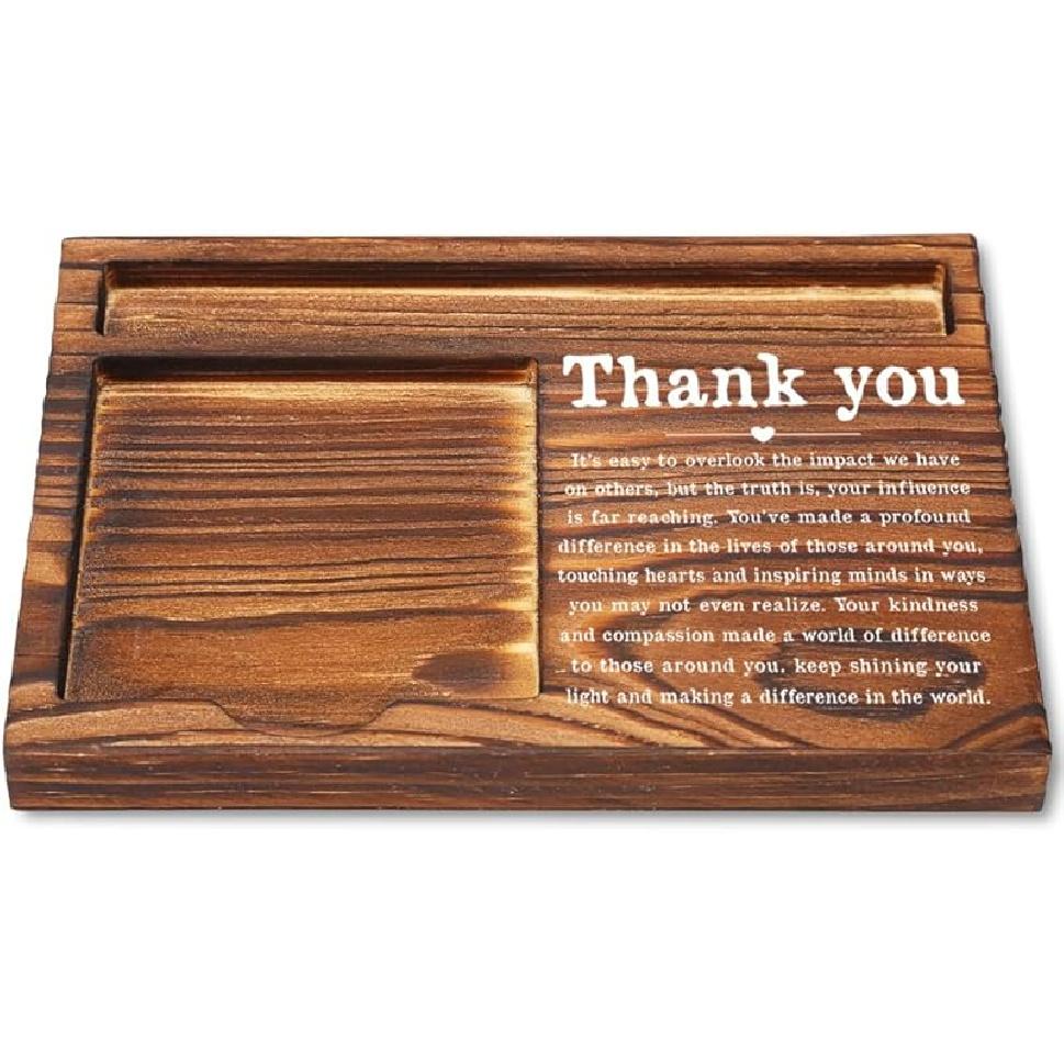 Funny Quotes Office Sticky Note Holder, Cute Humor Sticky Note Holder, Thank You Appreciation Gifts for Friends Women Men Coworkers, Office Desk