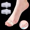 1 пара гелевых подушек для ног Pro Toe Separators Alignment Silicone Insoles High Quality