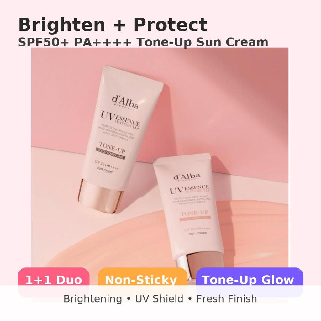 d'Alba Солнцезащитный крем для выравнивания тона Waterfull SPF50+ PA++++ Дуо (50мл х 2)
