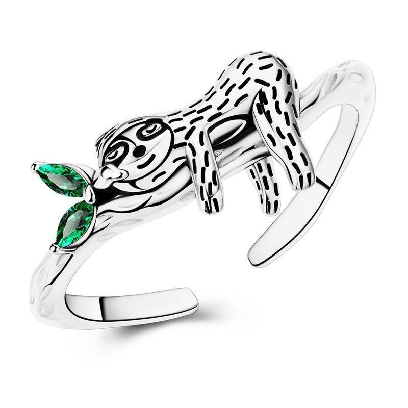 Оригинальное медное открытое кольцо Звезда и Луна Коготь стопы Сердце Регулируемое кольцо для женщин Свадьба День рождения Вечеринка Ювелирное украшение Подарок