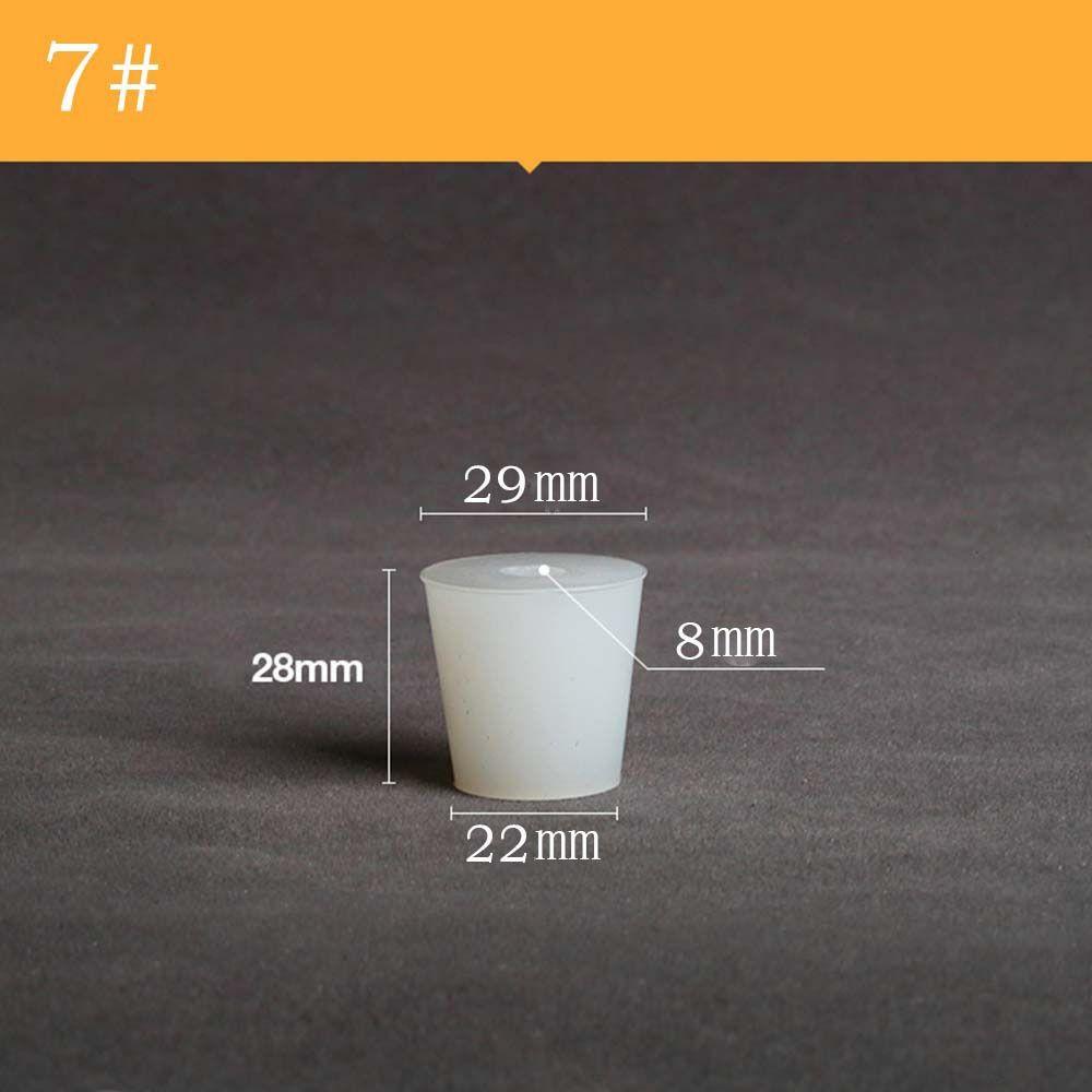 Hollow Water Pipe Wide Mouth Bottle Silicone Fermenter Cover Silicone Plug Test Tube Bottle Stopper