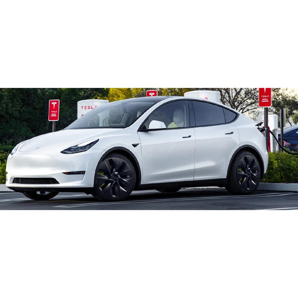 Матовые черные 19-дюймовые колпаки на колеса для Tesla Model Y 2021-2024 Колпаки на ступицы Аксессуары для Tesla Model Y 2024