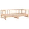VidaXL Daybed with Trundle Bed, Sofa Bed, Guest Bed Frame, Living Room Interior Guest Bed, 836162