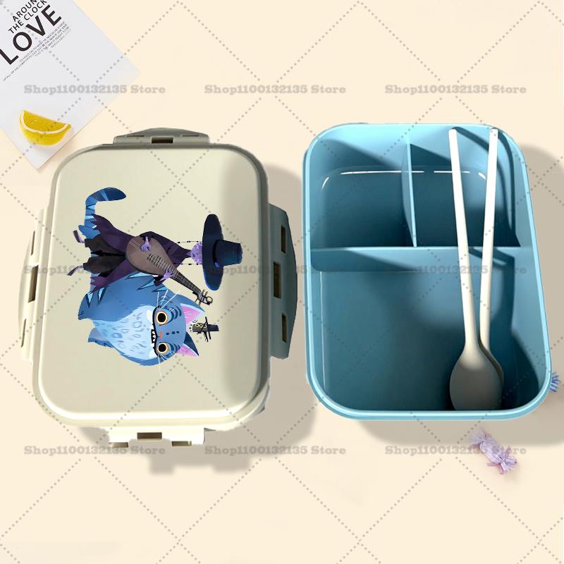 Kpop Demon Hunter Bento Lunch Box Kawaii Girl Portable Bento Boxs Student Hermetic Food Crisper Single Layer Capacity Kids Gift