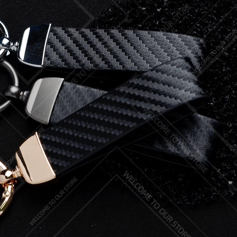 1PCS Motorcycle Keychain For Suzuki Katana GSX 400 600 650 750 1000 F Logo Widget Ornaments Metal Carbon Fiber Leather Key Chain