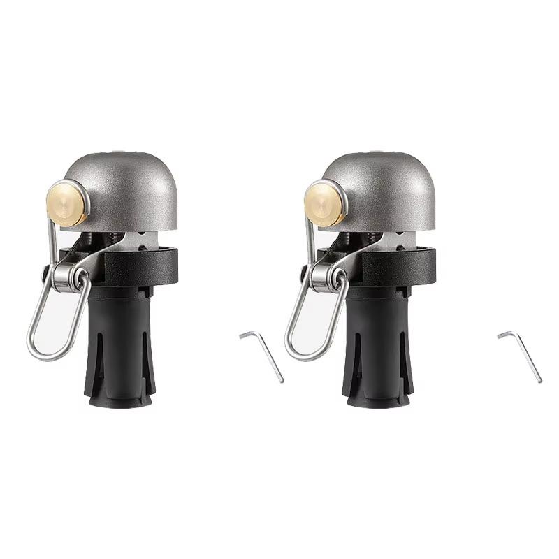 1/2pcs New Bicycle Bell Super Loud MTB Mountain Bike Safety Warning Alarm Bicycle Handlebar Plug Horn Riding Cycling Accessories