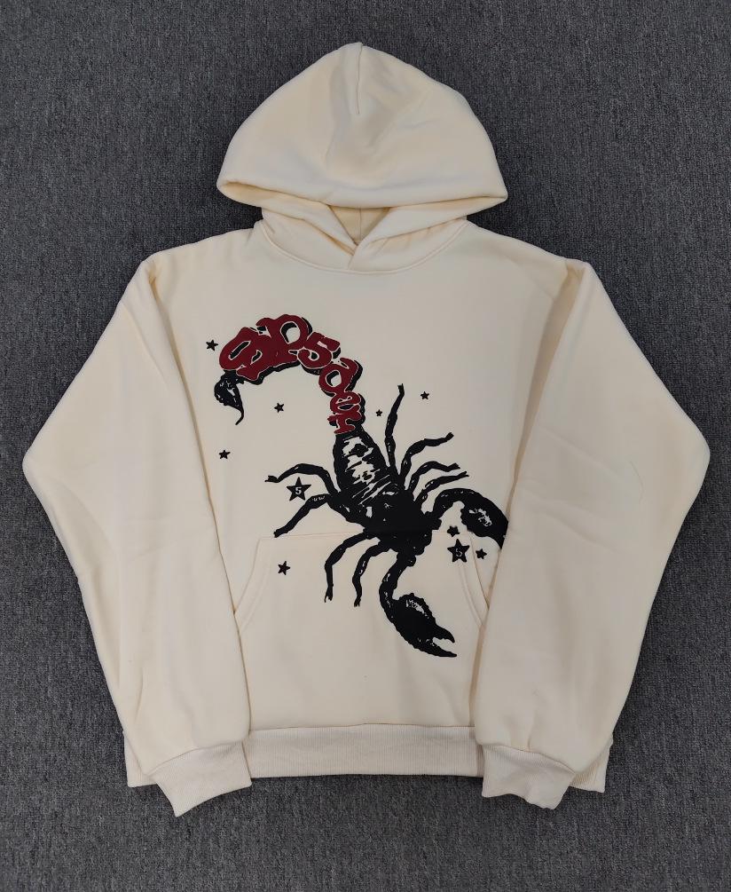 Мужская толстовка с принтом «Паутина» - Модная, свободного кроя, с плюшевой подкладкой