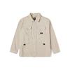 Outdoor Casual Solid Color Single-Breasted Lapel Jacket Men Jackets Oatmeal VN000FBM2N1