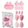 14-Piece Super Soft Makeup Sponge Set - Non-Absorbent Puff for Flawless Application
