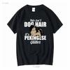 Pekingese Glitter Dog T Shirt Funny Pet Animal Lover Mom Sparkly Long or Short Sleeves Vintage Washed Casual Comfortable