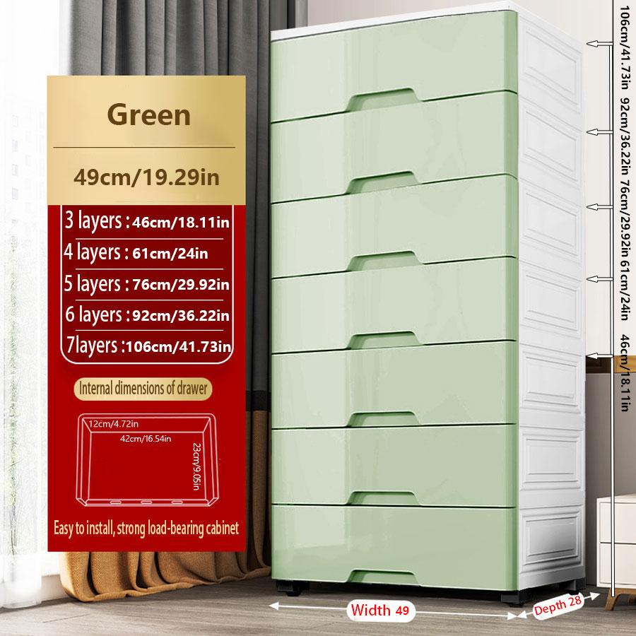 3/4/5/6/7 ярусов Многофункциональный комод для хранения Ящик Пылезащитный Шкаф для мелочей
