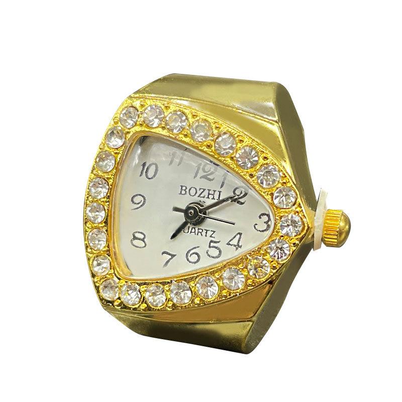 Watch Ring For Men Women Finger Quartz Jewelry Stainless Steel Ring Lover Pair Watches