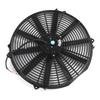 24V 16-inch Universal Slim Push-Pull Electric Radiator Cooling Fan, 120W, for Cars, Trucks, and RVs