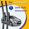 Wiper Blades For Citroen DS3 2009-2020 Front  Windshield Clean Window Windscreen Auto Parts Car Rain Brushes 24''+16''
