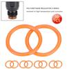 10 шт. 13,8*1,9 мм высокопрочные полиуретановые уплотнительные кольца для баллона CO2 пейнтбольного маркера (оранжевый)