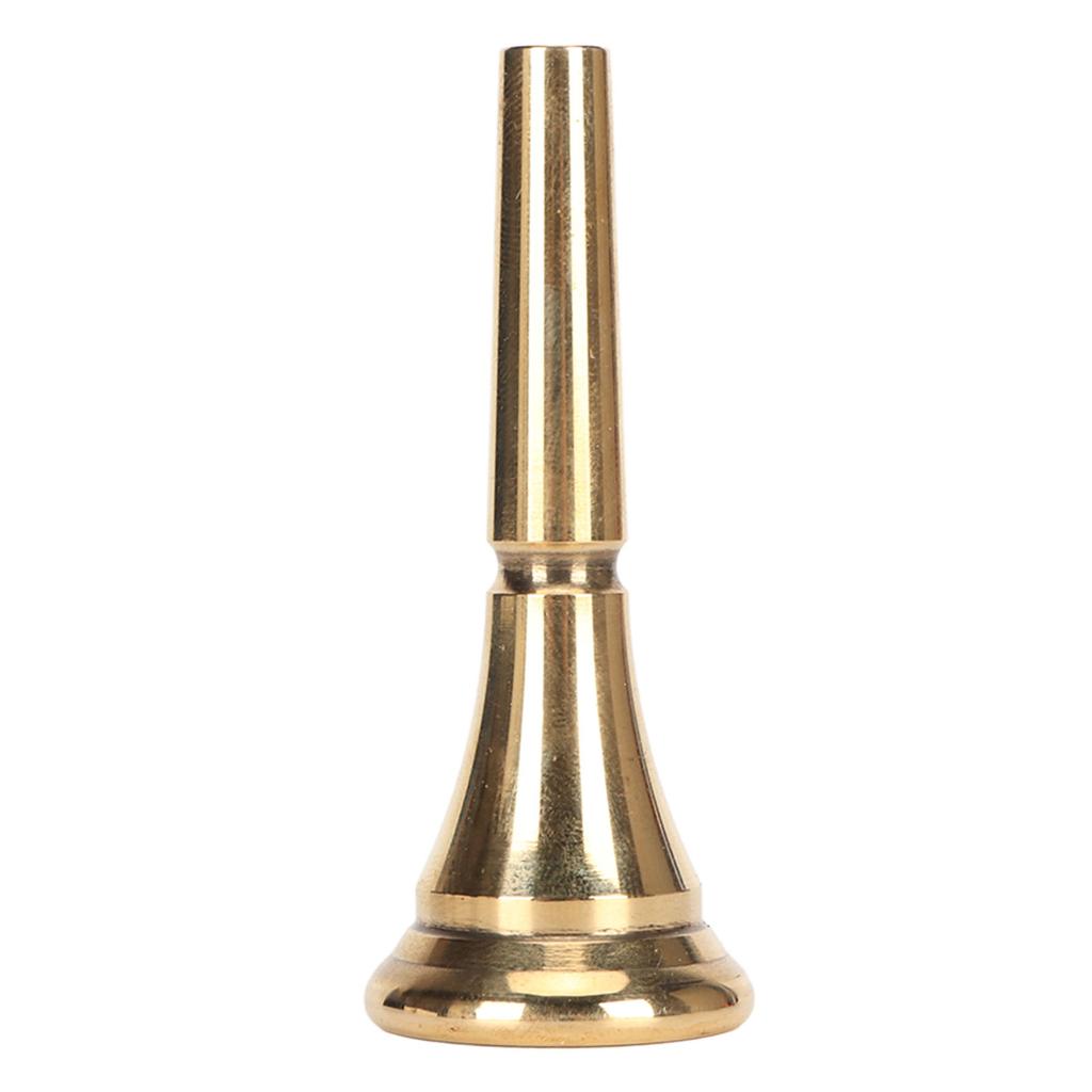 Золотой мундштук для валторны, стандартный, устойчивый к ржавчине, латунный мундштук для валторны для концертов и сцен