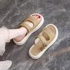 French with Skirt Sandals Women's Summer Wear 2025 New Soft-soled Non-slip Not Tired Feet Beach Thick-soled Cool Slippers