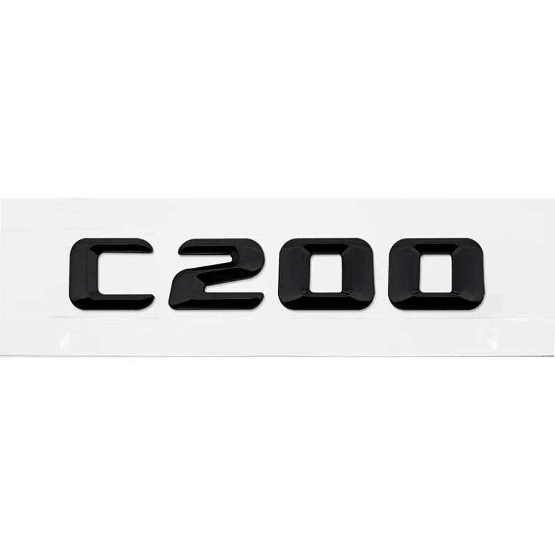 3D Car Tail Letter Stickers Badge for Mercedes Benz C Class C32 C36 C43 C55 C63 C180 C200 C220 C230 Auto Rear Trunk Emblem ZC2