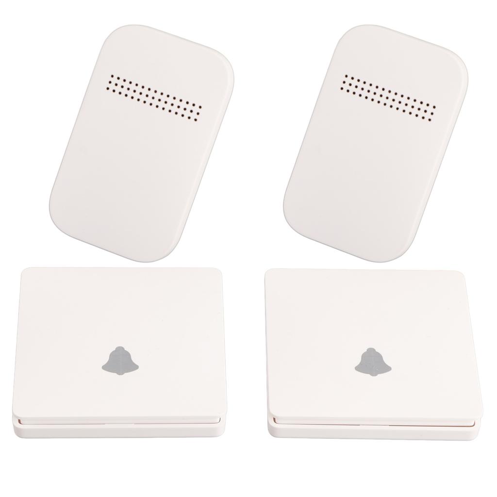 Дверной звонок с автономным питанием 2 из 2 433 МГц 38 мелодий беспроводной дверной звонок для домашнего переменного тока