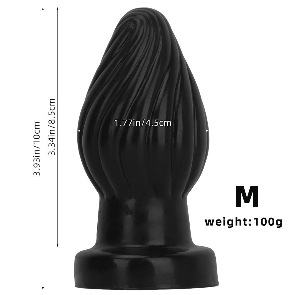 Большая силиконовая анальная пробка дилататор растягивающая секс-игрушка для пар взрослых 18+ фистинг большой член дилдо