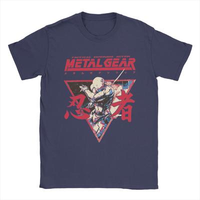 Мужские футболки Gray Fox Вариант C Metal Gear Solid Повседневная хлопковая футболка с коротким рукавом Футболка с круглым вырезом Одежда Большой размер