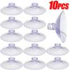 PVC Clear Suction Cups Adhesive Sucker Holders Wall Mounted Hanging Hooks Kitchen Bathroom Suction Pads Window Glass Decoration