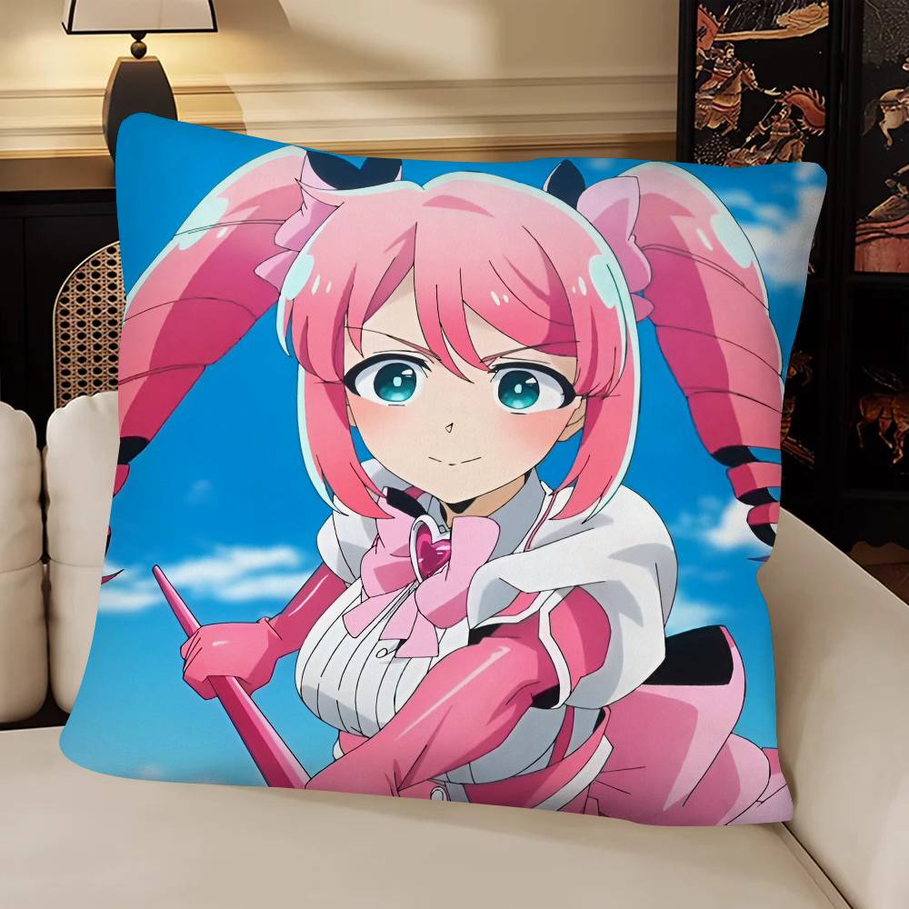 Anime Mahou Shoujo Ni Akogarete Hanabishi Haruka Pillow Case Fashion Square Pillowcase Bedroom Sofa Room Ins Decoration Leisure