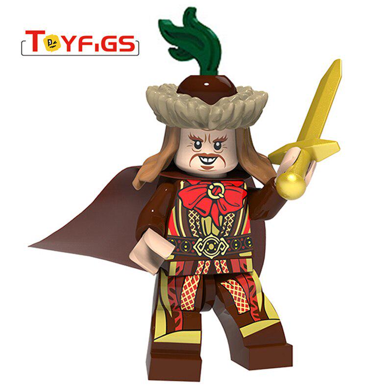 Фигурки Харри Поттера Фантастические твари Рубеус Добби Финниган Гермиона Кирпичи Модель Конструкторы Игрушки 