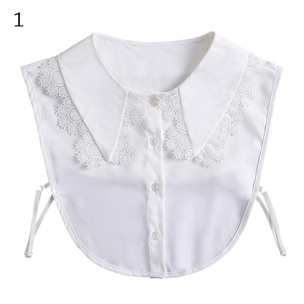 Cotton Shirt Fake Collar Detachable Clothes Accessories Fashion Blouse False Collar