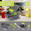 Vegetable Chopper Professional Mandoline Slicer for Kitchen Onion Cutter Multifunctional Food Chopper with Strainer Basket