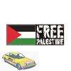 Бесплатная Палестина Автонаклейка Оптовая Декоративная Наклейка Для Кузова Автомобиля Настраиваемый Дизайн