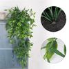 Persian Fern Leaves Vines Home Room Decor Hanging Artificial Plant Plastic Leaf Grass Wedding Party Wall Balcony Decoration