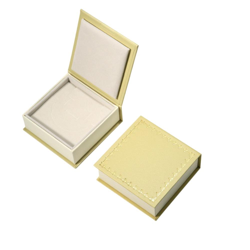 Square Jewelry Storage Case with Sponge Portable Travel Jewelry Box Vanity Gift