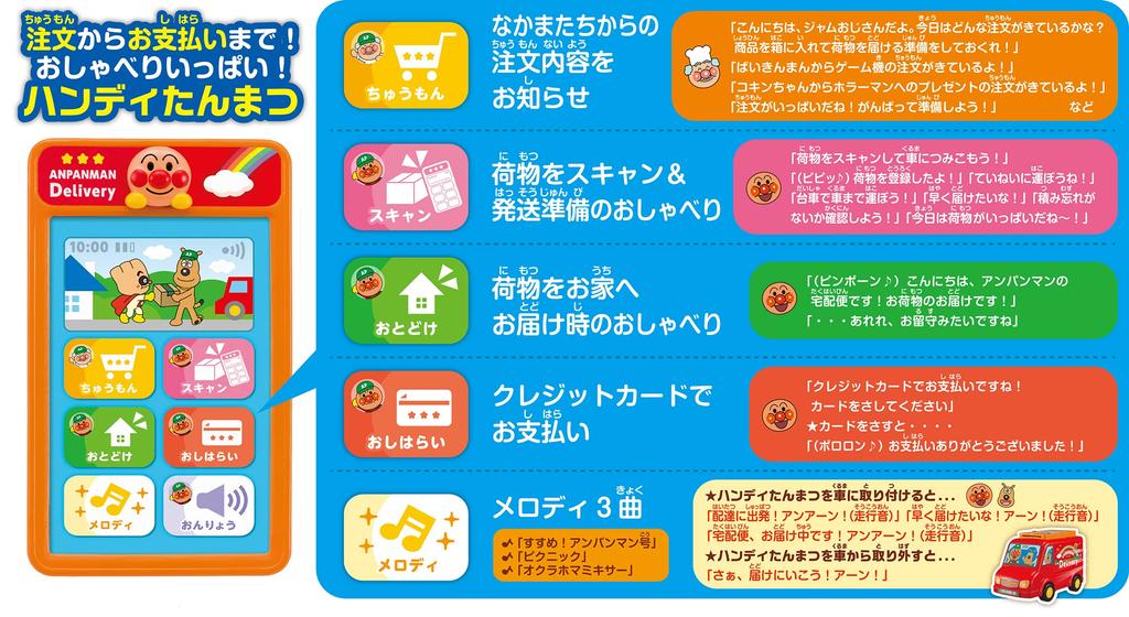 AGATSUMA Заказывайте скорее и получайте доставку с помощью службы Beep! доставленный! Anpanman's