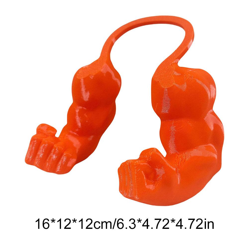 Кошачьи мускулистые руки 3D-печать Креативный смешной кот Подвесной декор на шею Аксессуары для костюма питомца для косплея на Хэллоуин, вечеринку по случаю дня рождения