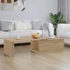VidaXL Coffee Table Sonoma Oak 150x50x35 Cm Chipboard