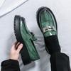 Fashion Size 38-46 Classic Men Loafers Luxurious Comfortable Thick Soled Fashionable Big Toe Leather Shoes Men Business Social Shoes
