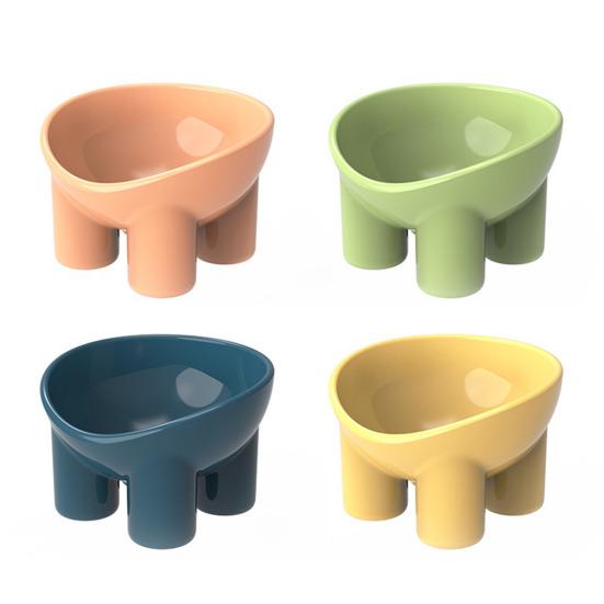 Приподнятая миска для корма для домашних животных Нескользящая миска для собак и кошек Противорвотная приподнятая миска для домашних животных для корма и воды для домашних животных в помещении